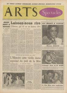 ARTS N° 422 du 31 juillet 1953