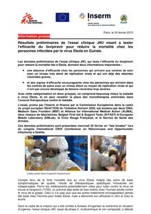 Ebola : l antiviral Favipiravir utilisé contre la grippe s avère efficace contre Ebola