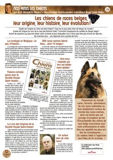 Les chiens de races belges, leur origine, leur histoire, leur ...
