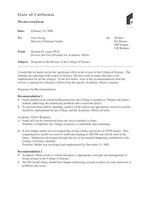 AA Response to Science Audit - Final 2008 02-19