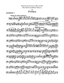 Partition basson 1, 2, pour Bartered Bride, Prodaná nevěsta / Die Verkaufte Braut par Bedřich Smetana