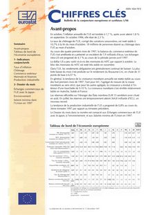 Chiffres clés. Bulletin de la conjoncture européenne et synthèses 1/98