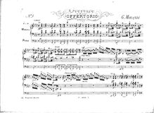 Partition No.5:  Overture, en F minor (Offertorio), orgue Compositions