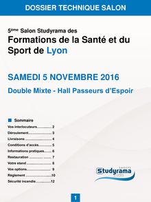 2016 - Lyon Santé Sport - DT