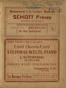 Partition couverture couleur, Kleine  für Violine und Pianoforte
