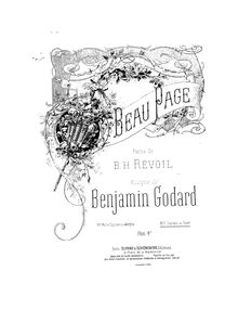 Partition complète (G minor), Beau page, Godard, Benjamin