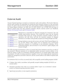 Examination Handbook 350, External Audit, July 2002