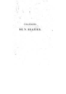 Chansons de N. Brazier