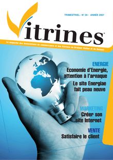 magazines Vitrines n°29 - ENERGIE Economie d Energie, attention à ...
