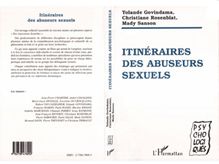 ITINÉRAIRES DES ABUSEURS SEXUELS