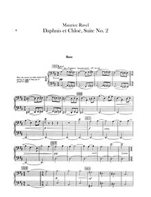Partition Basses, Daphnis et Chloé  No.2, Fragments symphoniques II