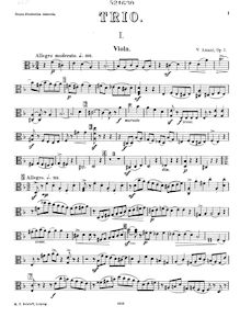 Partition viole de gambe, Trio pour violon, alto et violoncelle