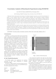 Uncertainty Analysis of Benchmark Experiments using MCBEND