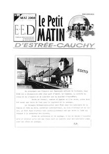LE PETIT MATIN D ESTREE-CAUCHY N°16 - MAI 2008: TOURISME EN ARTOIS