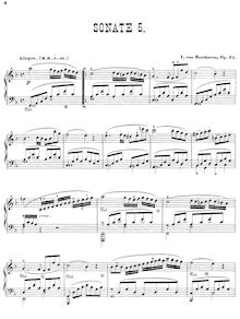 Partition complète, violon Sonata No.5, Spring, F major, Beethoven, Ludwig van par Ludwig van Beethoven