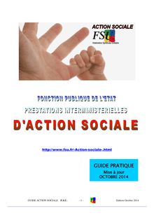 Guide FSU des prestations interministérielles d Action Sociale (Fonction publique de l Etat)