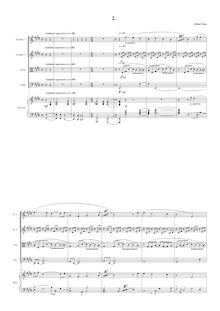 Partition , Andante espressivo, Piano quintette No.1, Klavierquintett Nr.1 h-moll