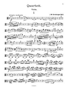 Partition de viole de gambe, Piano quatuor, Op.6, C major