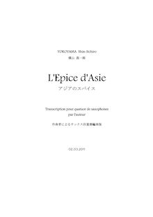 Partition complète, L Epice d Asie, Spice of Asia, アジアのスパイス, G Major