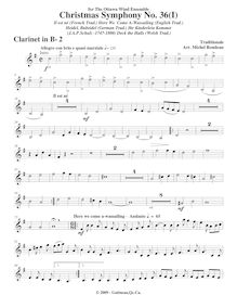 Partition clarinette 2, Symphony No.36  Christmas Symphony , F major