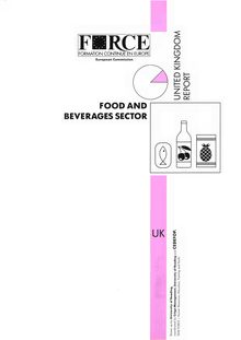 Training in the food and beverages sector in the United Kingdom