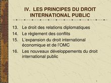 Les principes du droit international public(2)
