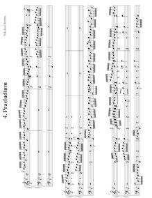 Partition complète, Praeludium en G minor, Bruhns, Nicolaus