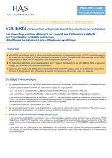 VOLIBRIS - Synthèse d avis VOLIBRIS - CT5603