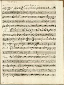 Partition cor 1 (B♭), Symphony Hob.I:71, B flat major, Haydn, Joseph