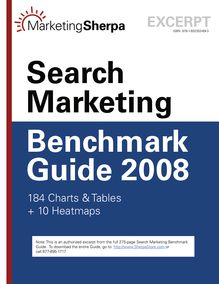 Benchmark Guide 2008 Search Marketing
