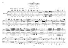 Partition Overture - transcription pour piano 4-mains, Wanderers Ziel