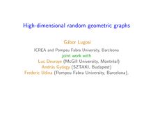 On the clique number of high dimensional random geometric graphs