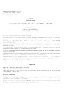 DIRECTION DEPARTEMENTALE DE L'AGRICULTURE ET DE LA FORET Service ...
