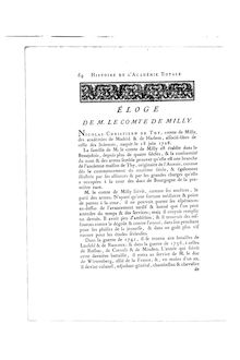 Nicolas Christian de Thy de MILLY mai septembre par Condorcet