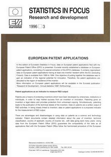 European patent applications