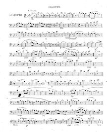 Partition basson, Sextet, Op.142, G minor, Ries, Ferdinand