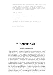 The Ground-Ash