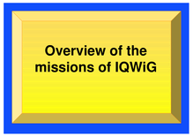 Table ronde  Comment promouvoir l accès de tous à des soins de qualité - Présentation IQWIG
