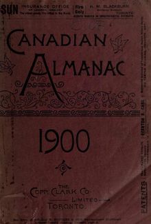 Canadian almanac and directory