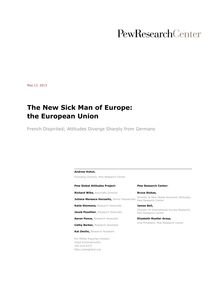 PewResearchCenter : The New Sick Man of Europe - The European Union (ENG)