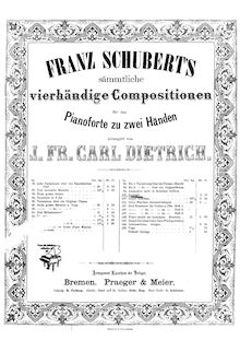 Partition de piano, Fantasie, D.940 (Op.103), f minor