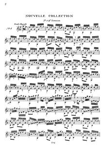 Partition complète, Douze Petites pièces pour Guitare ou Lyre, Op.3
