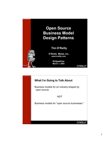Open Source Business Model Design Patterns
