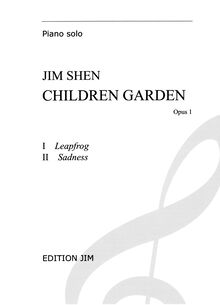 Partition complète (Monochrome), Children Garden,Op.1