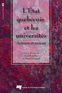 L État québécois et les universités
