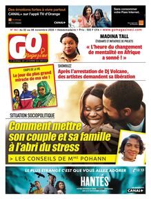 GO Magazine n°841 - du 02 au 08 Novembre 2020