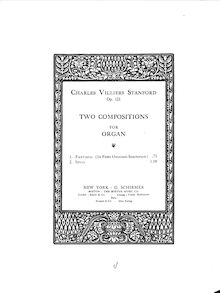 Partition , Fantasia (en Festo Omnium Sanctorum), Idyll et Fantasia, Op.121