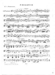 Partition altos, Preludio per Tre Violini, viole de gambe, violoncelle e Basso