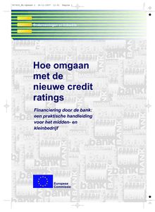 Hoe omgaan met de nieuwe credit ratings