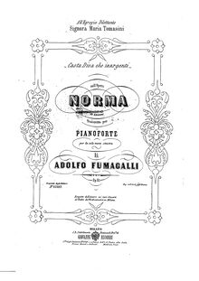 Partition complète, Casta Diva Che Inargenti from Bellini s Norma, Op.61